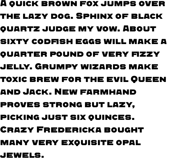 Quadrat Grotesk New Bold OT