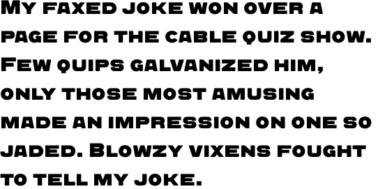 Quadrat Grotesk New Bold OT