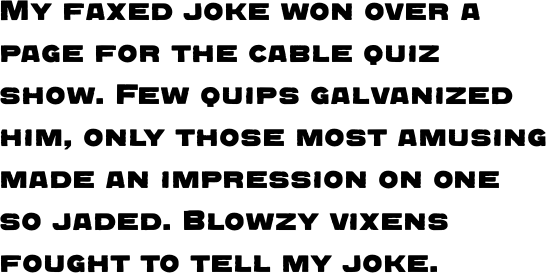 Quadrat Grotesk Bold OT