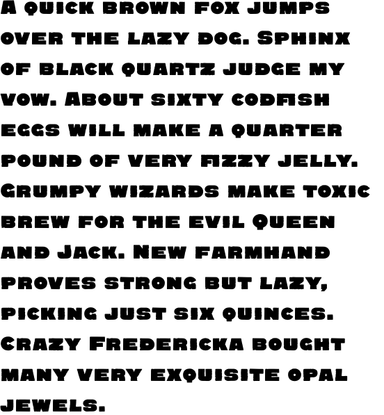 Quadrat Grotesk Black OT
