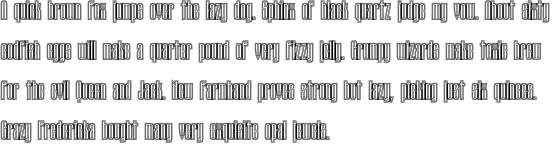 Tauern Engraved Condensed Bold OT