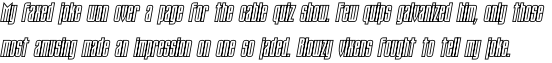 Tauern Condensed Bold Oblique OT