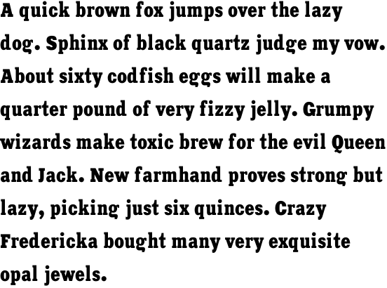 Xenia Condensed Bold Cyrillic OT