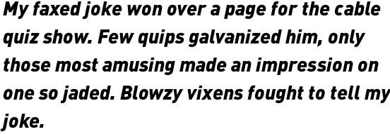 FF DIN OT Black Italic