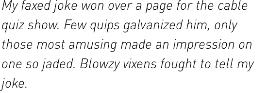 FF DIN OT Light Italic