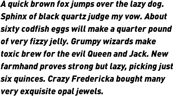 FF DIN Pro Black Italic