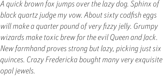 FF Unit OT Thin Italic