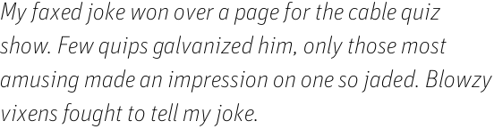 FF Unit OT Thin Italic