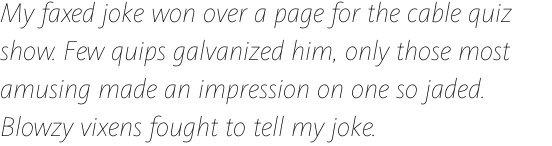FF Kievit Pro Thin Italic