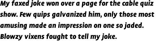 FF Profile OT Black Italic
