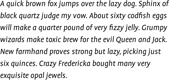 FF Profile OT Regular Italic