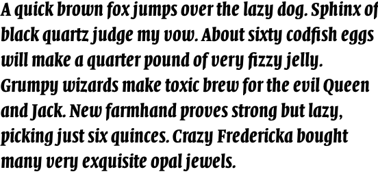 FF Quadraat Display OT Bold Italic