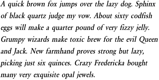URW Garamond Extra Narrow Medium Oblique