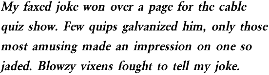 URW Garamond Narrow Demi Oblique