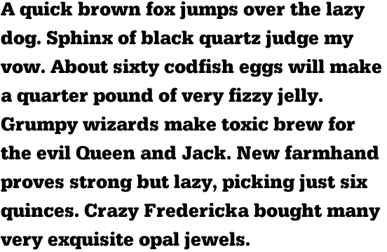 URW Typewriter Narrow Bold