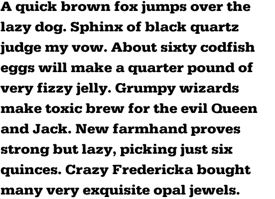 URW Typewriter Wide Bold