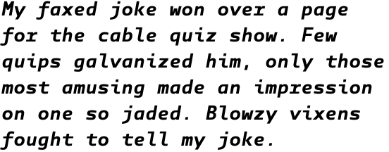 Manual Mono Multilingual Bold Italic