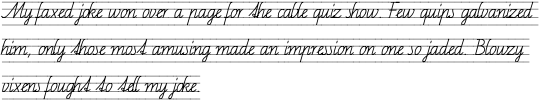 FF Schulschrift C OT Linien Vier