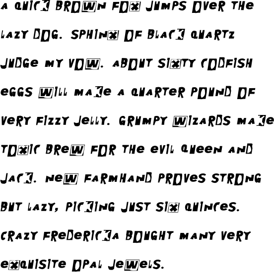 Moore 003 Bold Italic