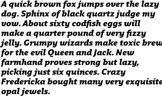 Fresco Informal Sans Black Italic OT