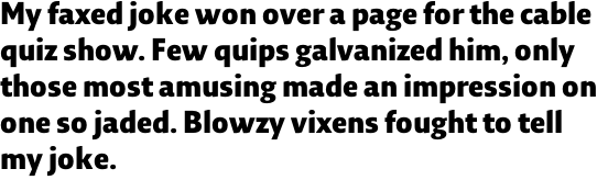 Fresco Sans Condensed Black OT