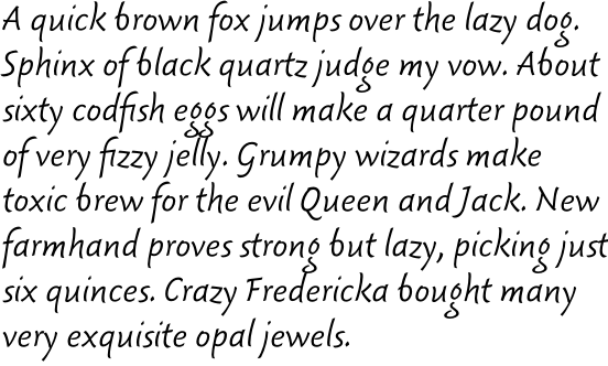 Fresco Script Sans Normal OT