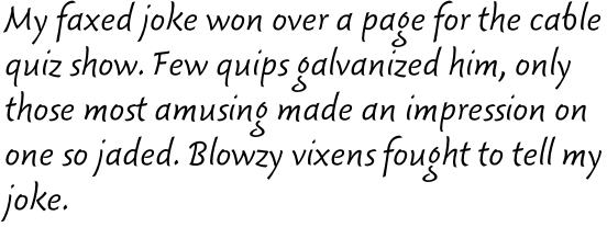 Fresco Script Sans Normal OT