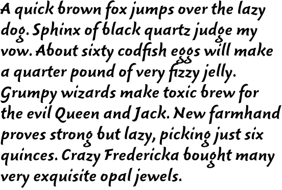 Fresco Script Sans Bold OT