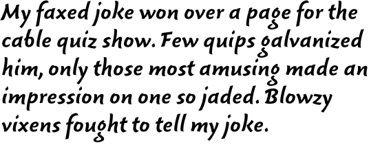 Fresco Script Sans Bold OT