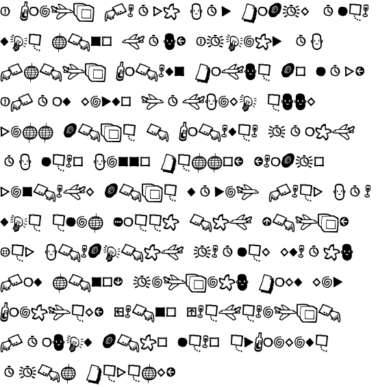 FF Kosmik Glyphs Regular