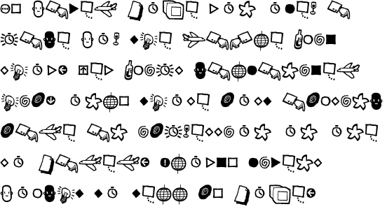 FF Kosmik Glyphs Regular