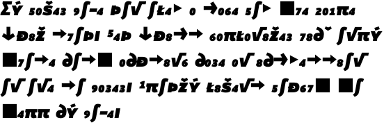 Manual Sans Italic Caps Black Expert OT