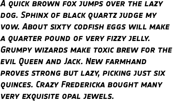 Notes Bold Italic Caps OT