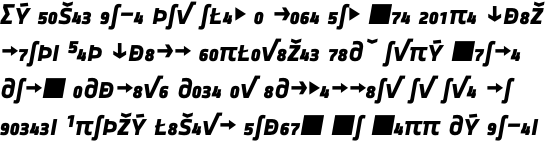 Notes Bold Italic Caps Expert OT