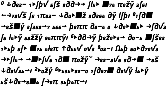 Notes Bold Italic Expert OT
