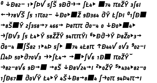 Notes Medium Italic Caps Expert OT