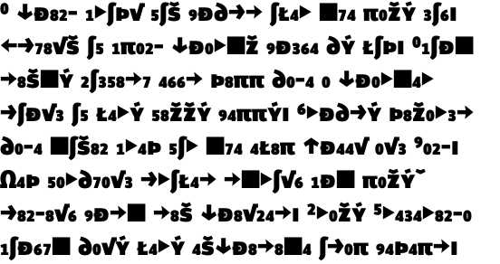 Qugard Sans Caps Black Expert OT