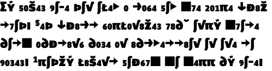 Qugard Sans Caps Black Expert OT