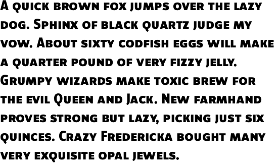 Qugard Sans Caps Extra Bold OT
