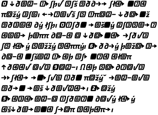 Touja Sans Bold Expert OT