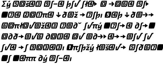 Touja Sans Bold Expert OT
