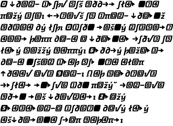 Touja Slab Bold Expert OT