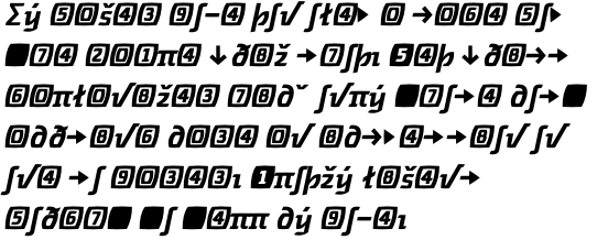 Touja Slab Bold Expert OT
