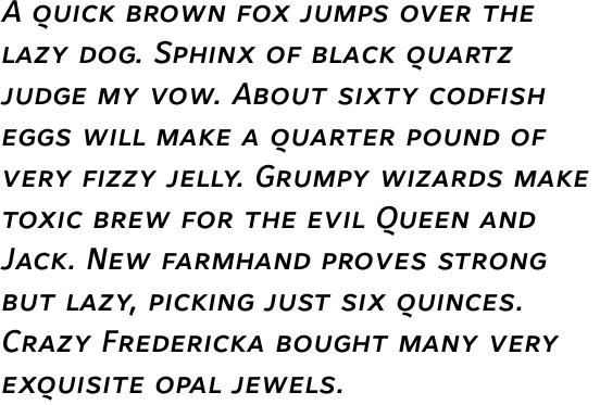 Maurea Medium Italic Caps OT