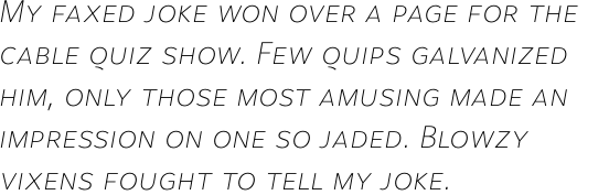 Maurea Thin Italic Caps OT