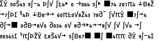 Notes Style Regular Caps Expert OT