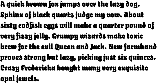 Fakir Black Italic