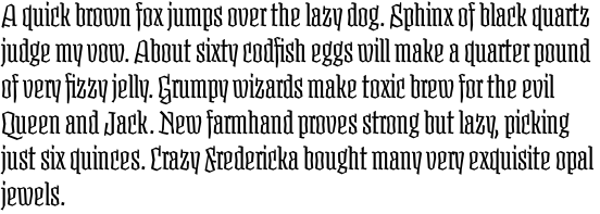 Fakir Display Regular Condensed OT