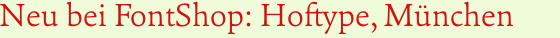 Cala Light von Hoftype bei FontShop Cala Light von Hoftype bei FontShop