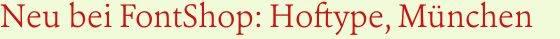 Erato Light von Hoftype bei FontShop Erato Light von Hoftype bei FontShop